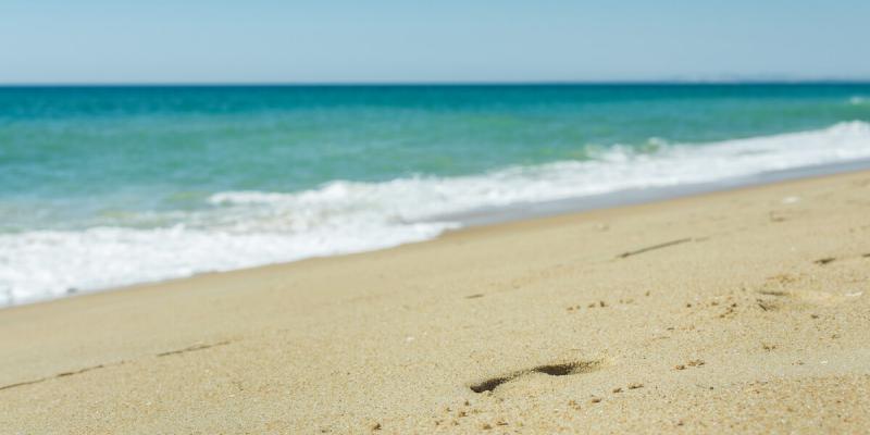 Ancoa Beach, a beautiful sandy beach in the Algarve, Portugal