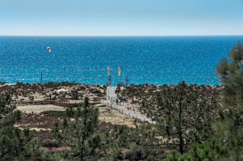 View of Ria Formosa in Algarve Portugal