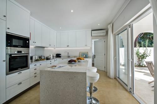 Well-equipped kitchen at Villa Florabella