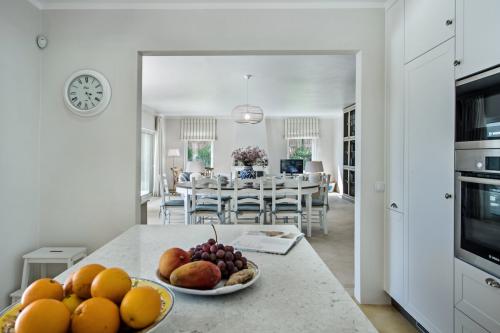 Kitchen and dining area at our Algarve villa