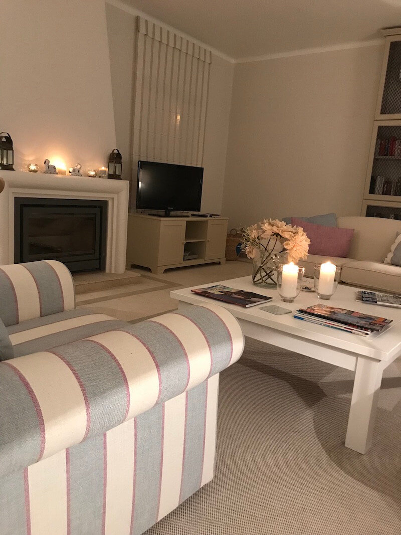 Relaxing living space in Villa Florabella
